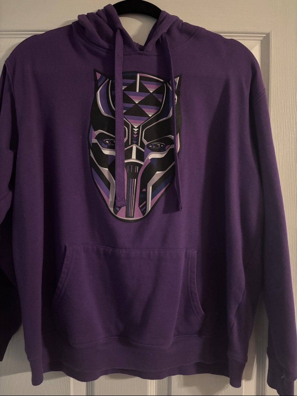 Purple Black Panther WAKANDA FOREVER Pullover Hoodie